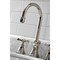 Kingston Brass KS2986BEX Essex Widespread Bathroom Faucet W/ Brass Pop-Up, Nickel KS2986BEX - alternate 5